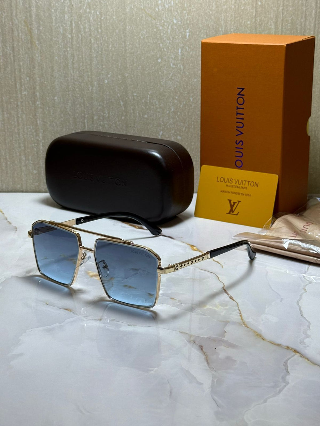 LOUIS VUITTON Ethereal Teal Luxe Gradient Sunglasses