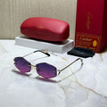 CARTIER Majestic Amethyst Luxe Octagonal Gradient Sunglasses
