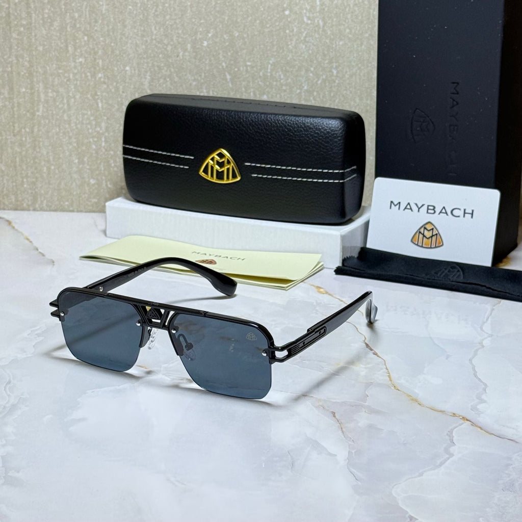 MAYBACH Celestial Onyx Luxe Aviator Sunglasses
