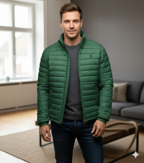 POLO RALPH LAUREN Enchanted Fern Tailored Fit Lightweight Puffer Jacket