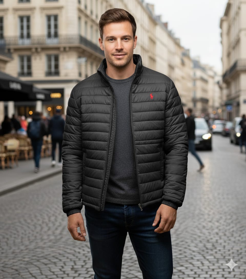 POLO RALPH LAUREN Obsidian Mist Tailored Fit Lightweight Quilted Jacket