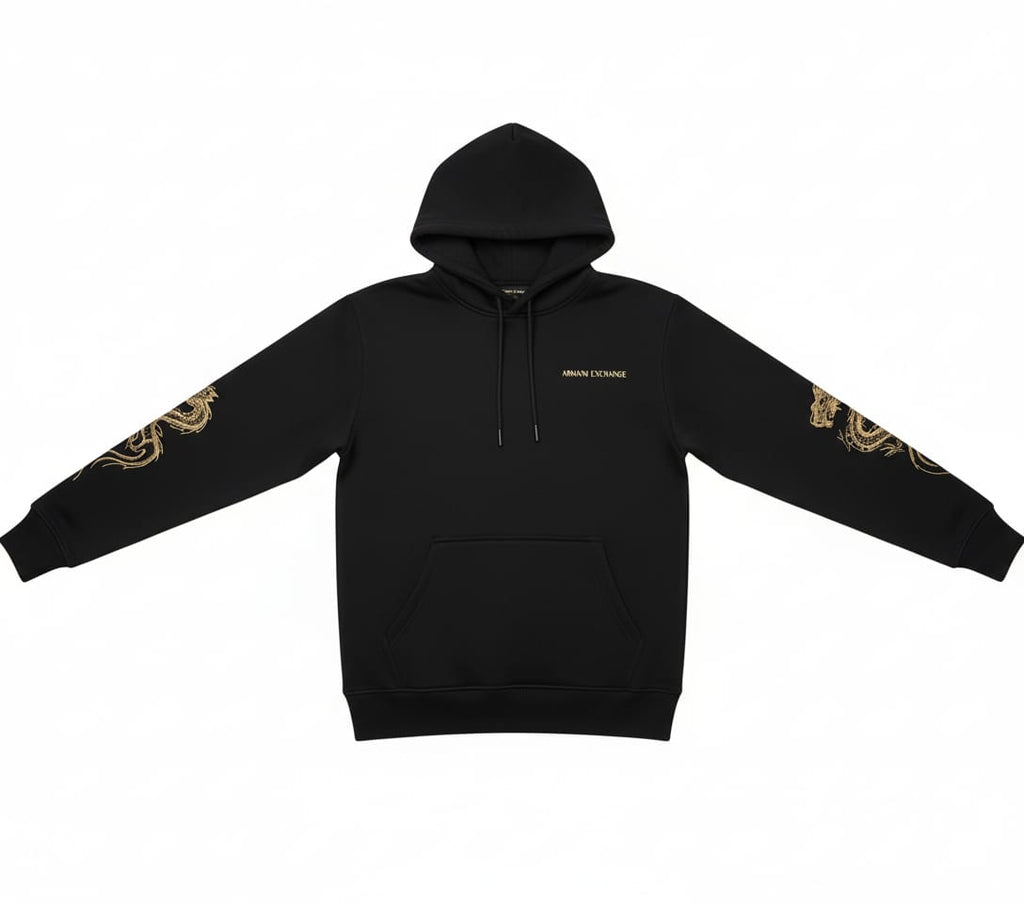 ARMANI EXCHANGE Starlit Onyx Luxe Fit Hoodie