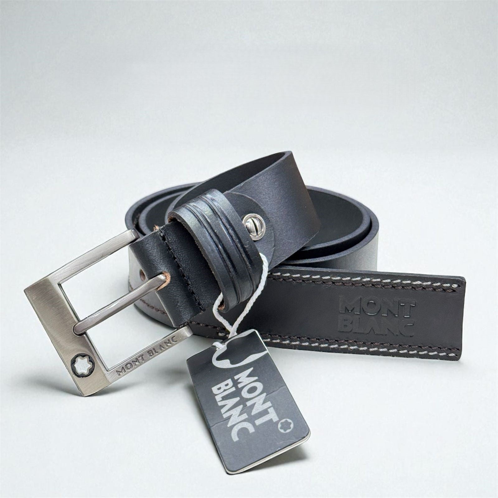 MONT BLANC Classic Leather Belt