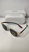 Ray-Ban Gold Frame Retro Sunglasses