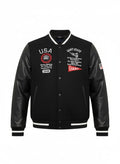 GANT Ultra Premium USA Varsity Jacket with Leather Sleeves