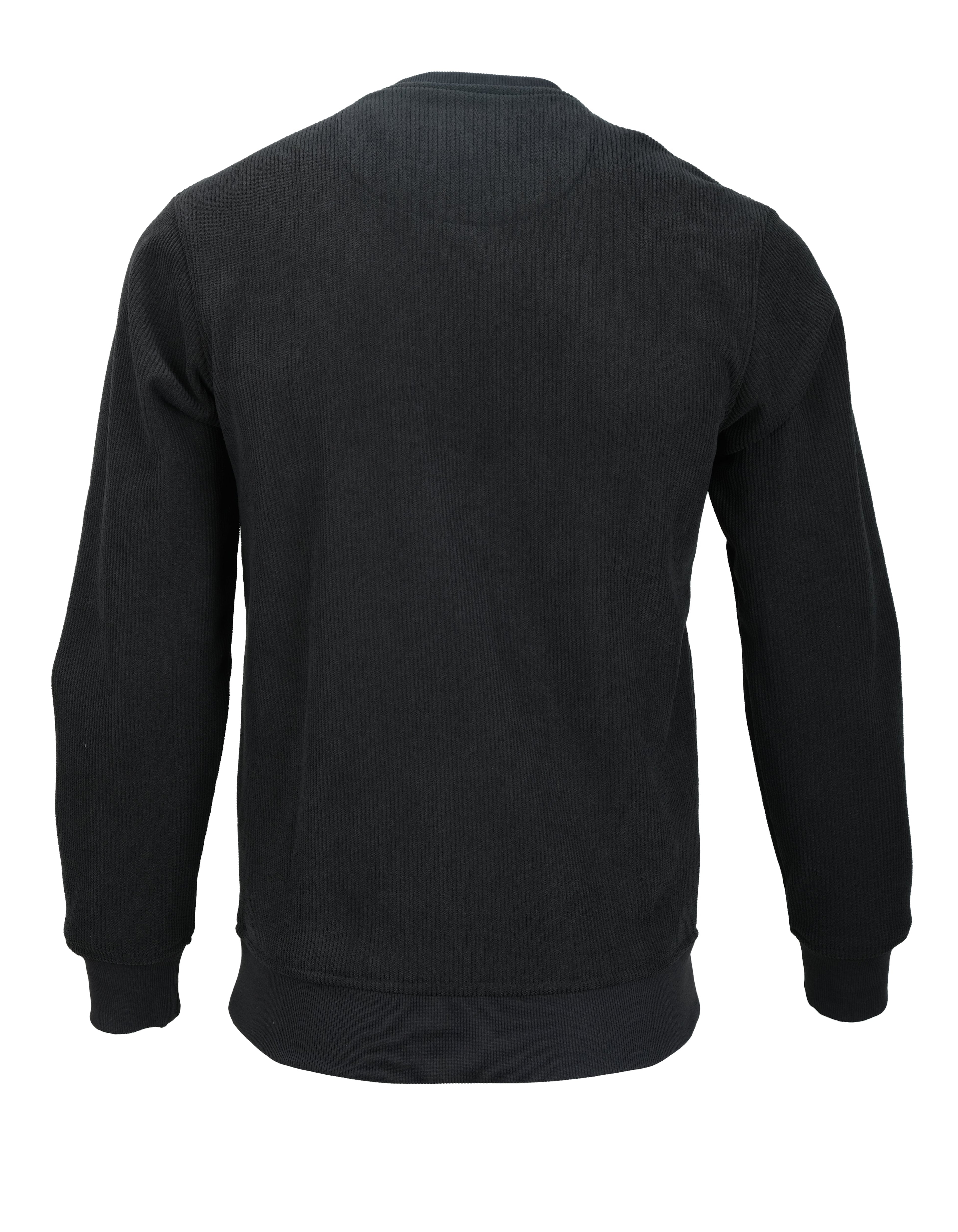ARMANI EXCHANGE Obsidian Gold Slim Fit Ribbed Crewneck Sweatshirt