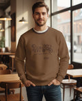 Coach Logo Heavy Quality Sweatshirt In Chocolate Mocha - Premium Winter Collection