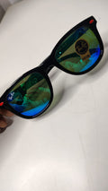 Ray-Ban Classic Wayfarer Sunglasses with Green Mirror Lenses
