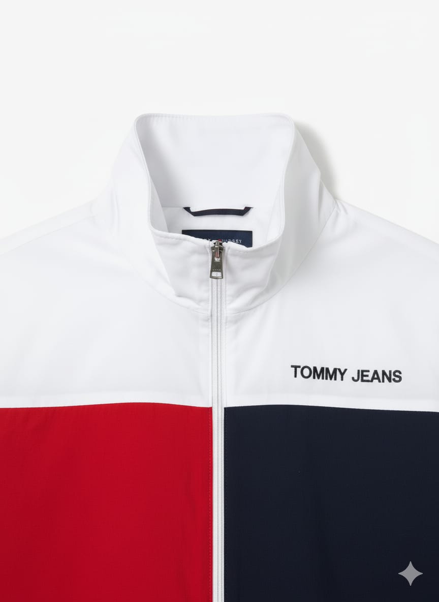 TOMMY JEANS Color Block Windbreaker Jacket