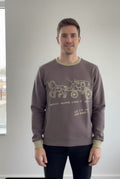 Coach Logo Heavy Quality Sweatshirt In Dark Grey  - Premium Winter Collection