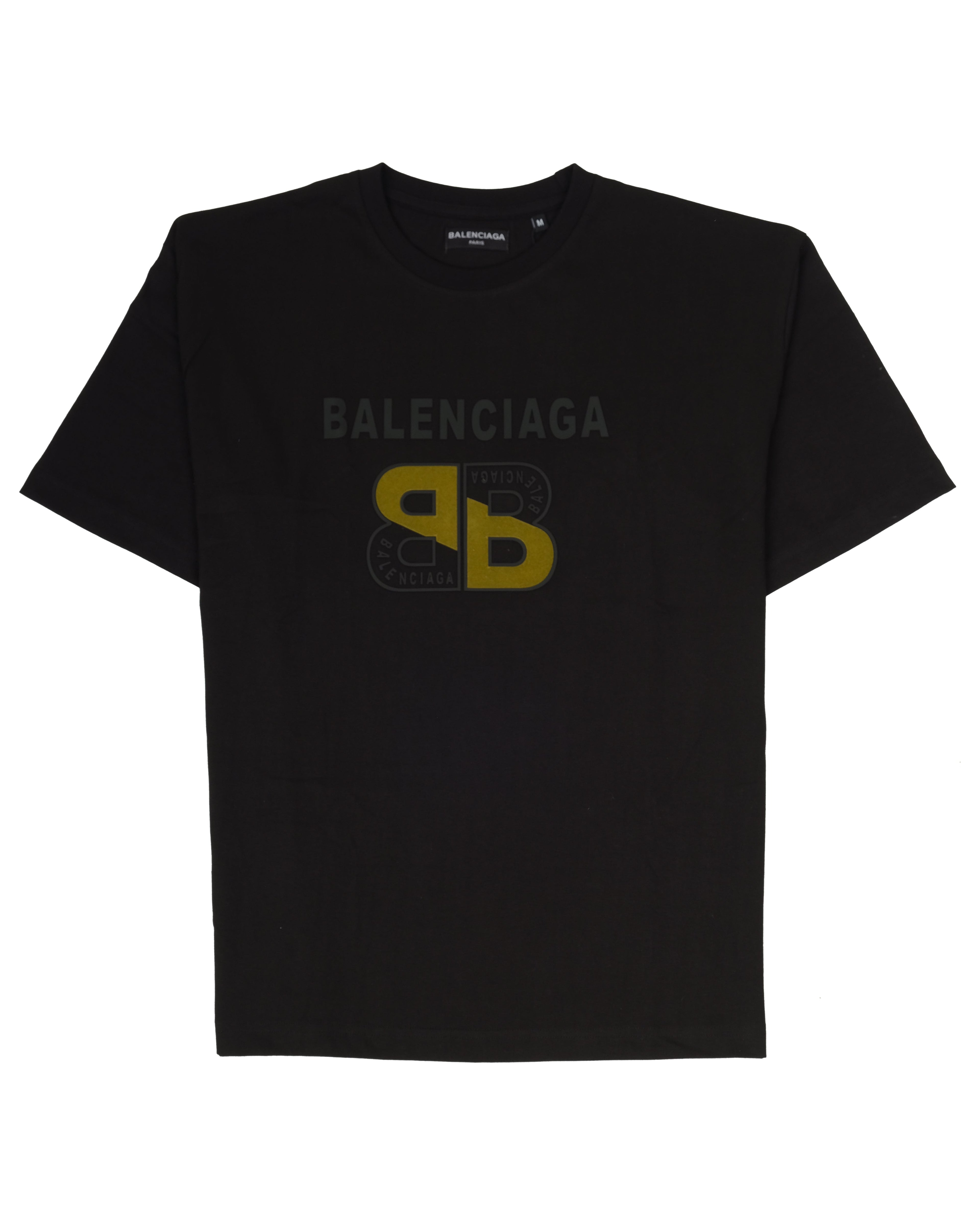 BALENCIAGA Midnight Obsidian Classic Fit Graphic Tee