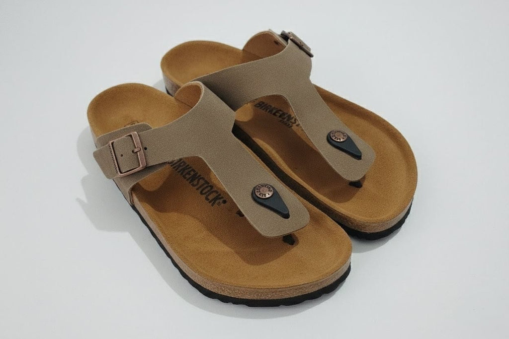 Birkenstock Arizona Soft Footbed Sandals in Beige