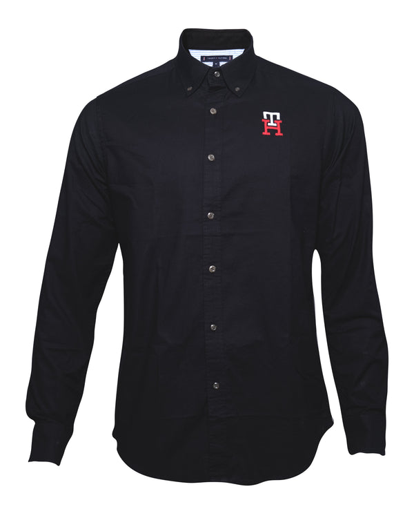 TOMMY HILFIGER Midnight Onyx Classic Fit Long Sleeve Oxford Shirt