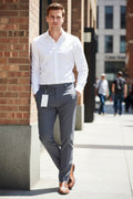 Calvin Klein Elegant Attire Men's Slim Fit Pinstripe Trousers