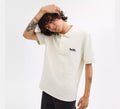 COACH Creamy Almond Classic Fit Short Sleeve Polo Shirt