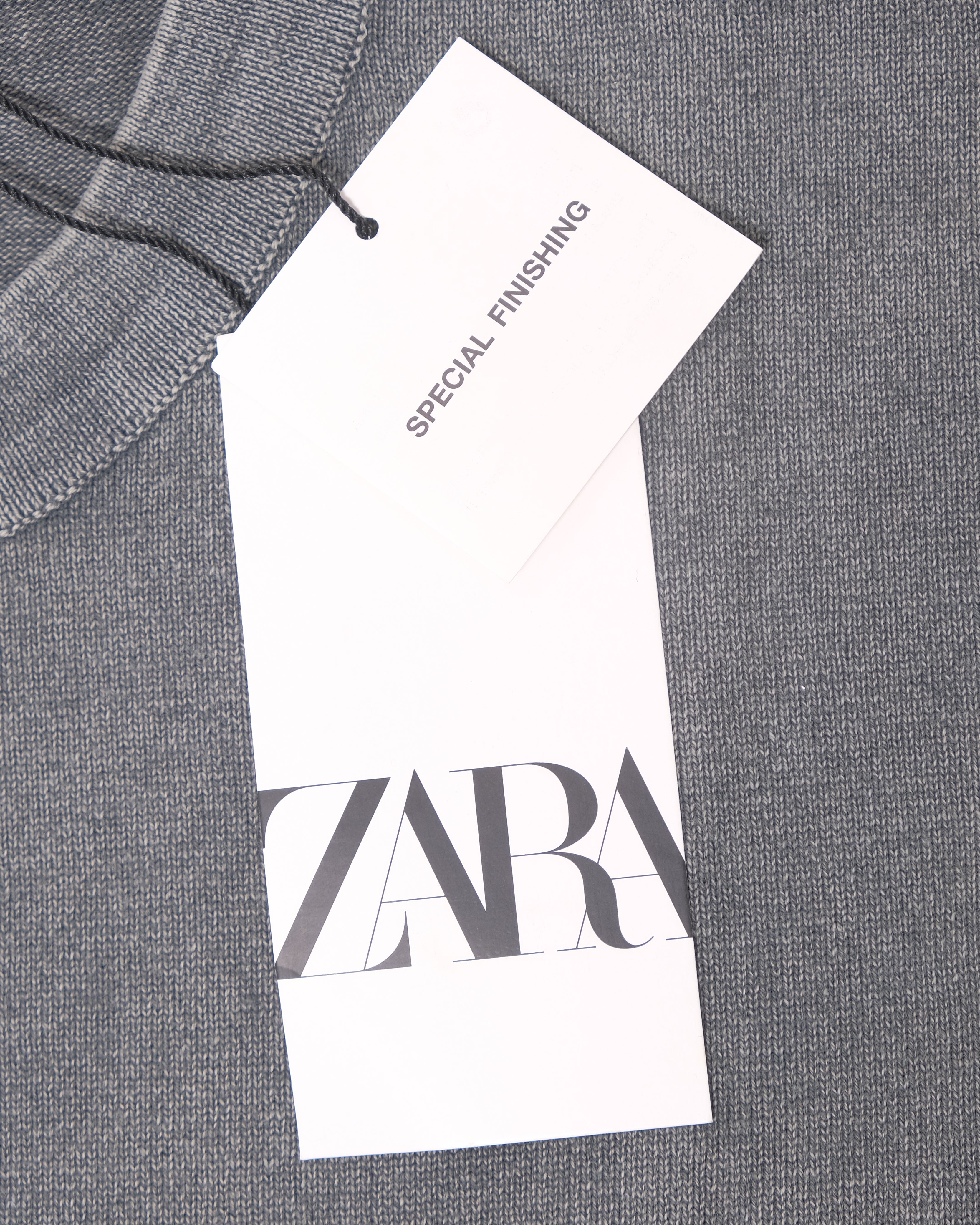 ZARA Stormy Slate Vintage Wash Short Sleeve Tee