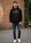 ARMANI EXCHANGE Ember Noir Luxe Fit Graphic Hoodie