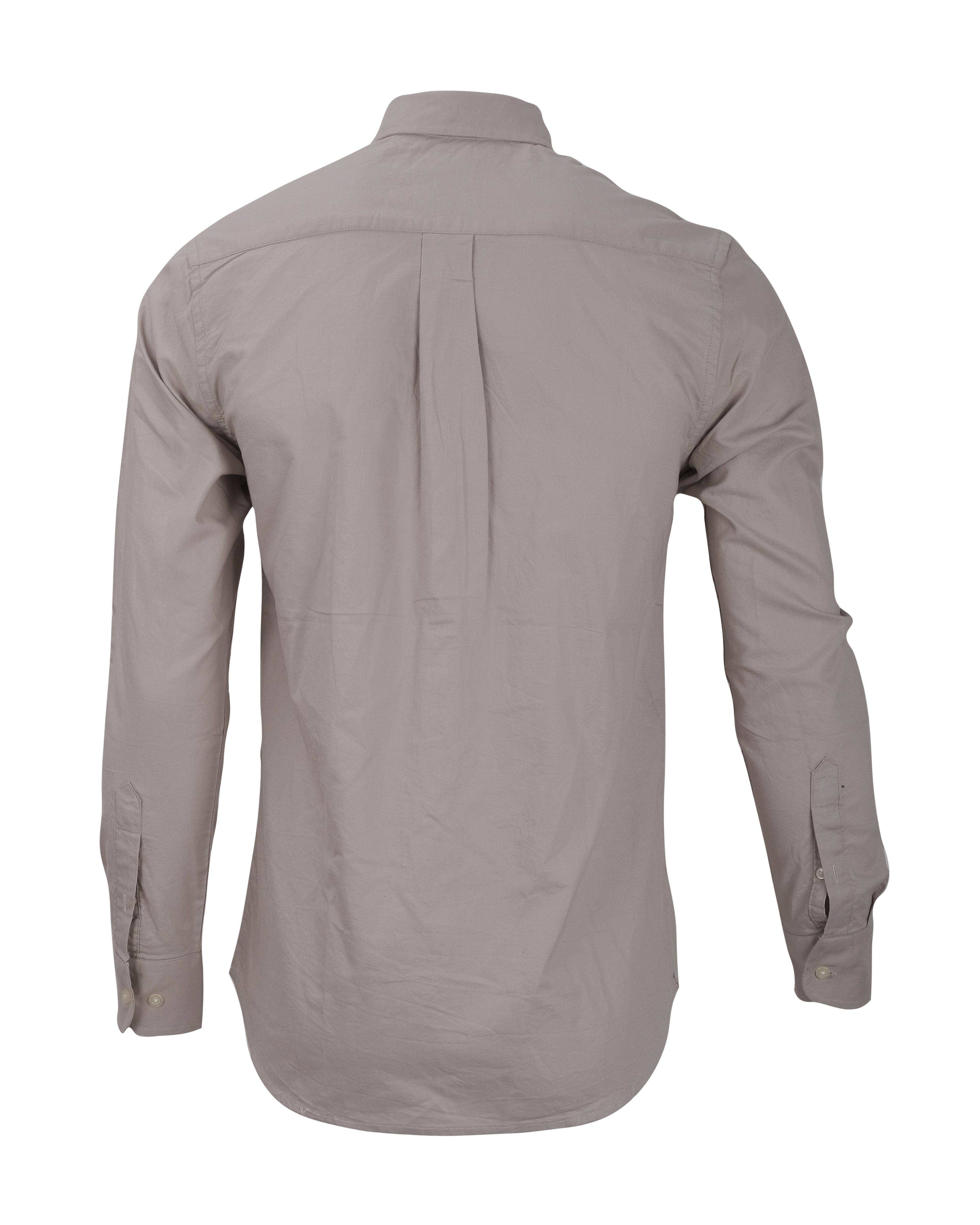 SUPERDRY Dune Beige Classic Fit Long Sleeve Oxford Shirt