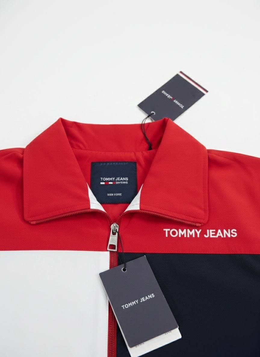 Tommy Jeans Color Block Zip-Up Jacket