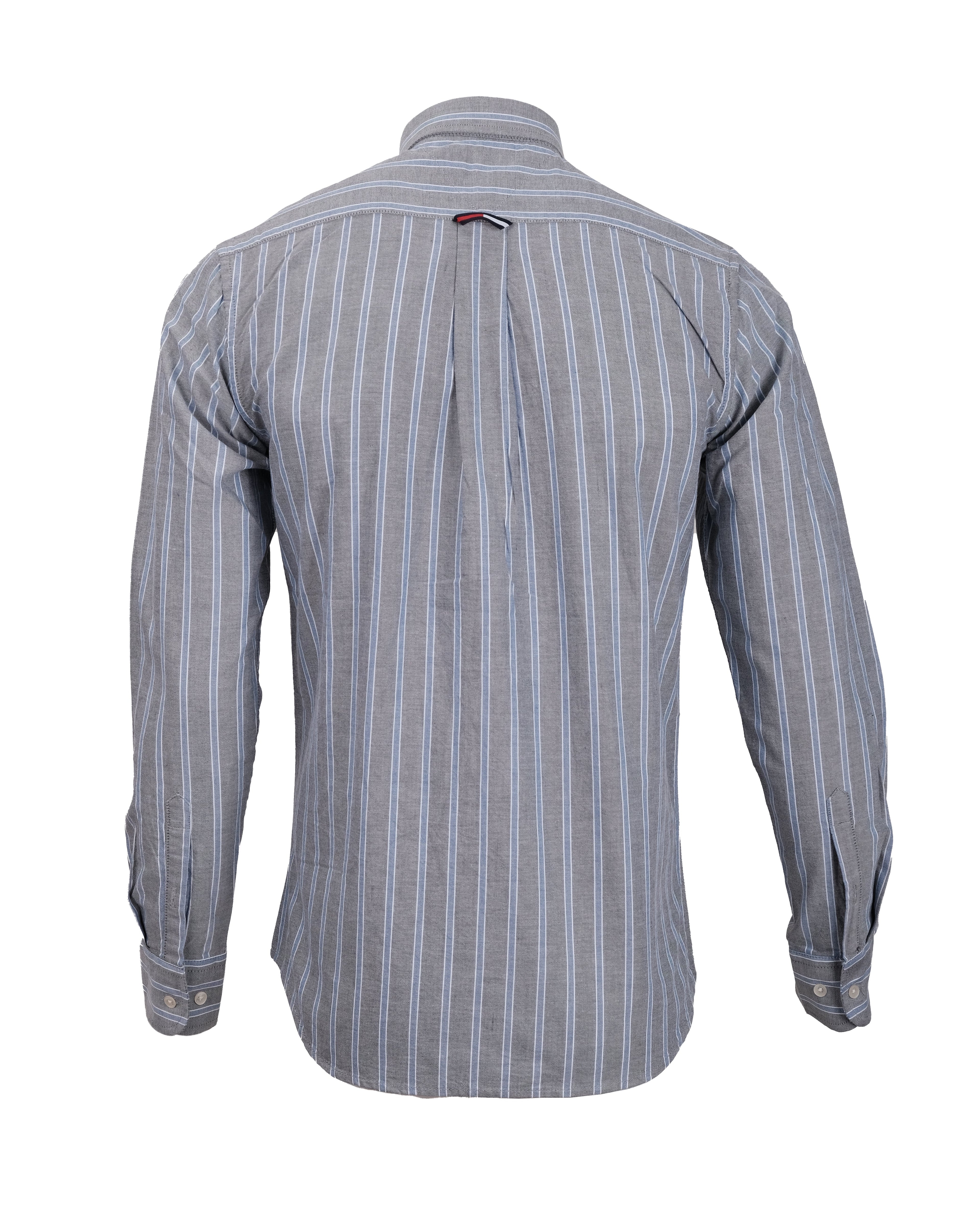 TOMMY HILFIGER Misty Slate Slim Fit Oxford Button-Down Shirt