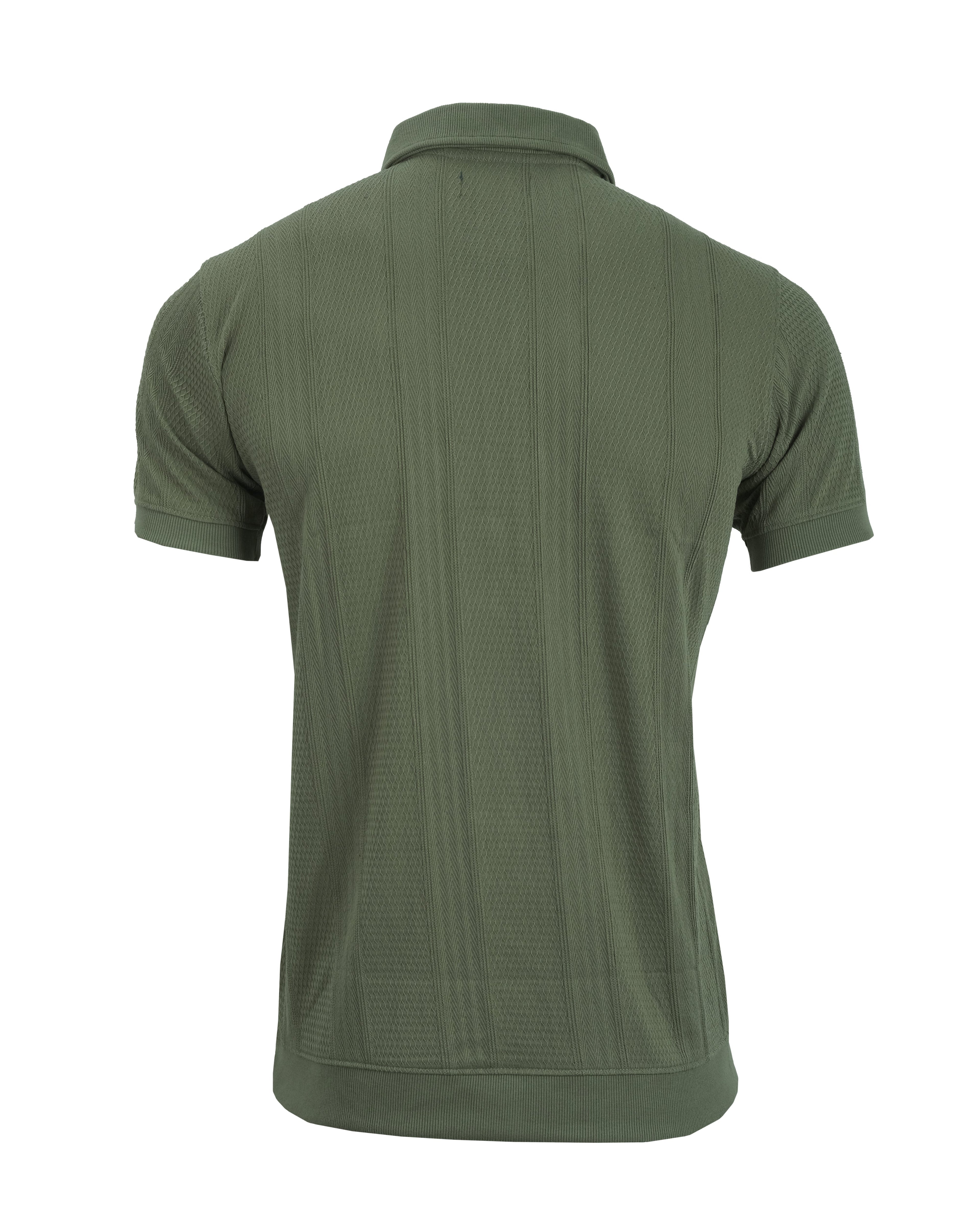RALPH LAUREN Verdant Grove Classic Fit Textured Cotton Short Sleeve Shirt