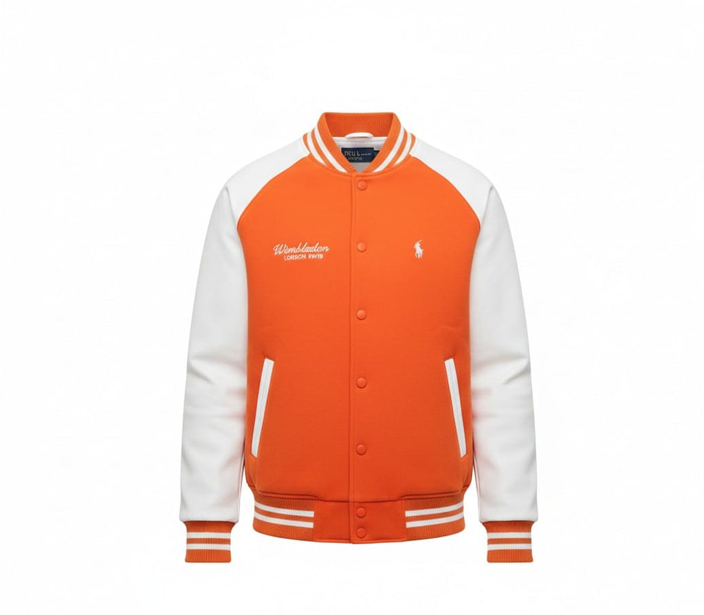 POLO Ralph Lauren Wimbledon Edition Orange Varsity Jacket