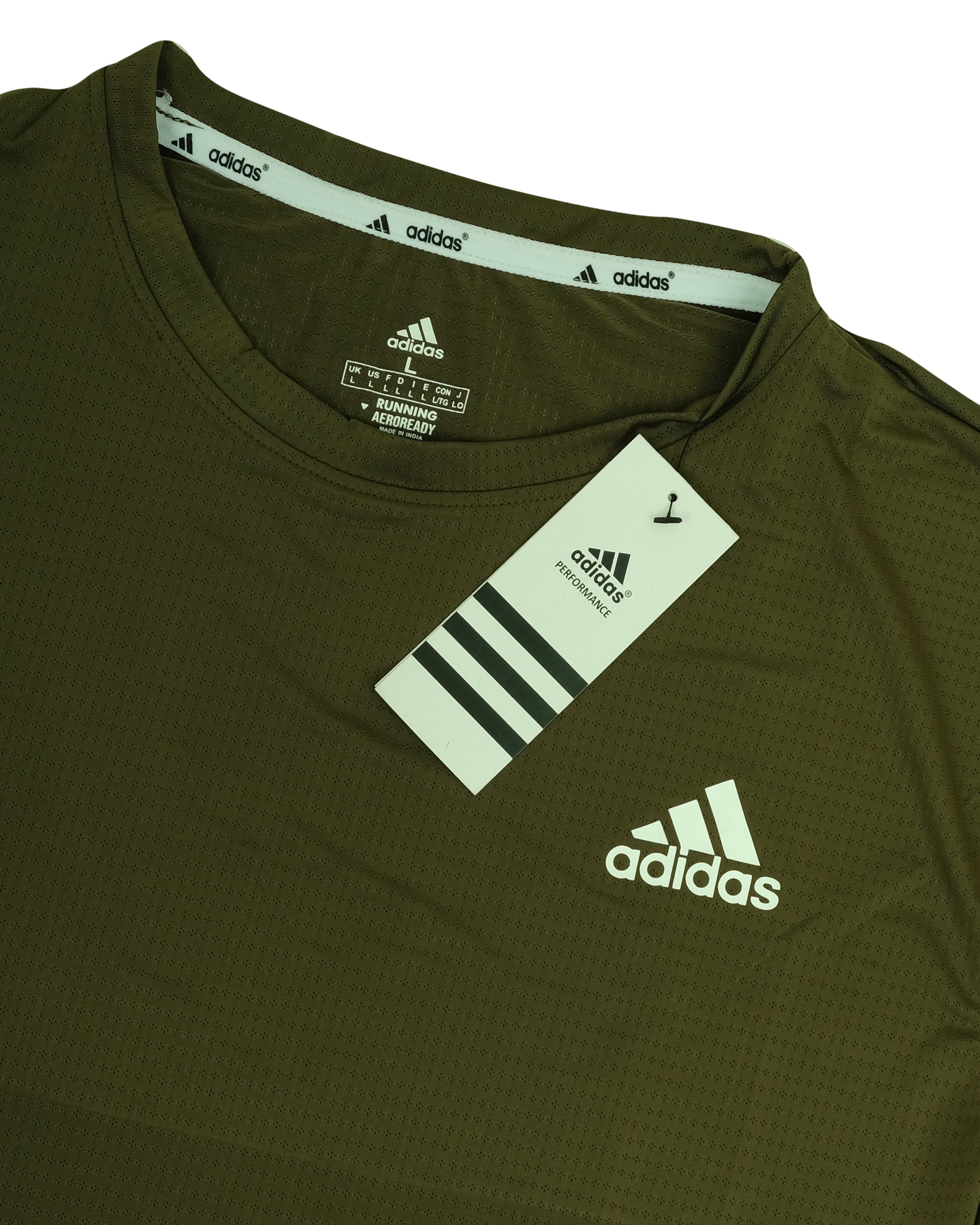 ADIDAS Forest Canopy Performance Slim Fit Short Sleeve Tee