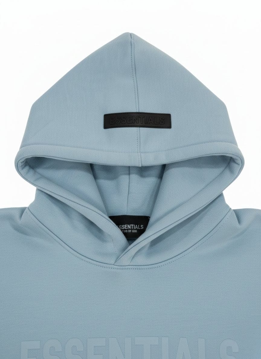 ESSENTIALS Fear of God Classic Hoodie in Light Blue