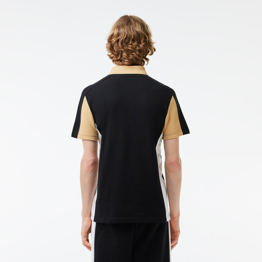 LACOSTE Whimsical Cobalt Echo Tailored Fit Short Sleeve Piqué Polo Shirt