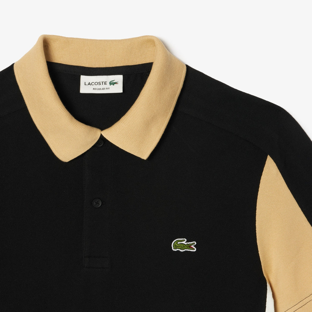 LACOSTE Whimsical Cobalt Echo Tailored Fit Short Sleeve Piqué Polo Shirt
